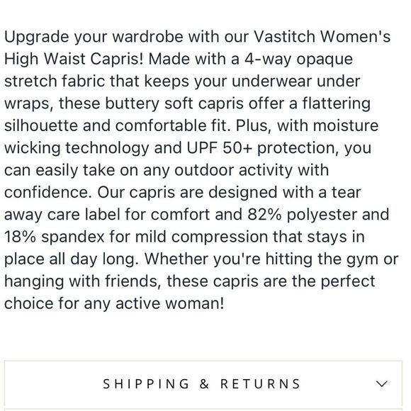 Vastitch Falling Hearts Capri Size Small - Picture 6 of 13